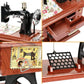 🪗Tijdelijke aanbieding 50% KORTING - Houten mini-naaimachine muziekdoosje