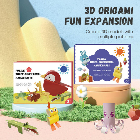 3D Handgemaakte Origami Boek