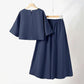 Casual ronde nek 3/4 mouw T-shirt en losse broek 2-delige set