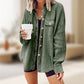 💕🧥Hot Sale 50% korting🎀Dames wafelgebreide shacket met knopen