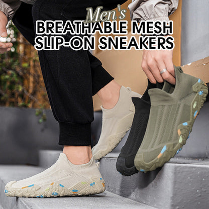 Ademende Mesh Slip-On Sneakers voor Heren