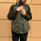 Dames Brei Patchwork Puffy Jas