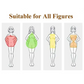 Dames Brei Patchwork Puffy Jas