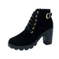 Elegante, ademende, charmante chunky laarzen