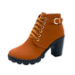 Elegante, ademende, charmante chunky laarzen