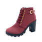 Elegante, ademende, charmante chunky laarzen