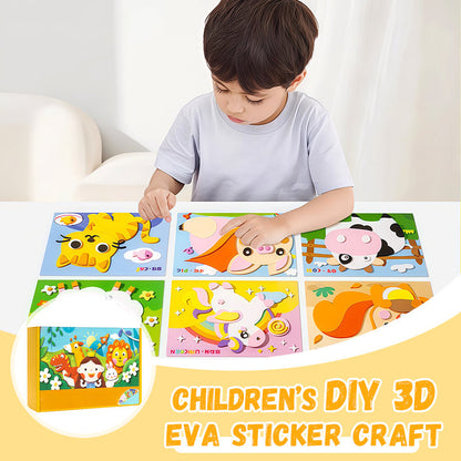 Doe-het-zelf 3D EVA Knutselstickers voor Kinderen