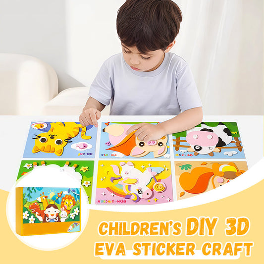 Doe-het-zelf 3D EVA Knutselstickers voor Kinderen