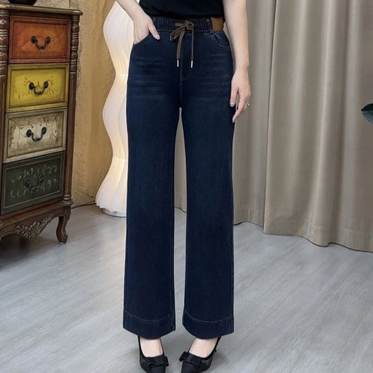 Dames Casual Mode Broek Met Rechte Pijpen