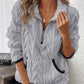 Sweatshirt met halve rits en pluizige zak