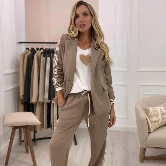 💥 Pak jouw stijl – Mode Blazer & Broek Set nu met 45% Korting!