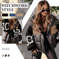 🎁 Hete verkoop 49% KORTING 🔥Dames Patchwork Gebreide Mouw Capuchon Pufferjack | Gratis Express Levering✈️