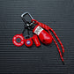 Schattige Sleutelhanger met Mini Fitness Accessoires