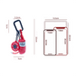 Schattige Sleutelhanger met Mini Fitness Accessoires