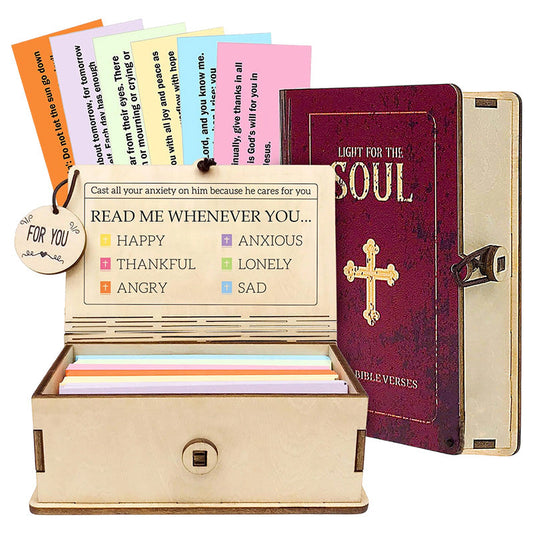 🎁Uitverkoop 50% korting✝️❤️Geloof Bijbelvers Doos
