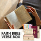 🎁Uitverkoop 50% korting✝️❤️Geloof Bijbelvers Doos