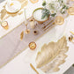 ✨ Goudkleurige 3D Blad Placemat - Luxe Tafeldecoratie met Hittebestendigheid! ✨