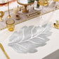 ✨ Goudkleurige 3D Blad Placemat - Luxe Tafeldecoratie met Hittebestendigheid! ✨