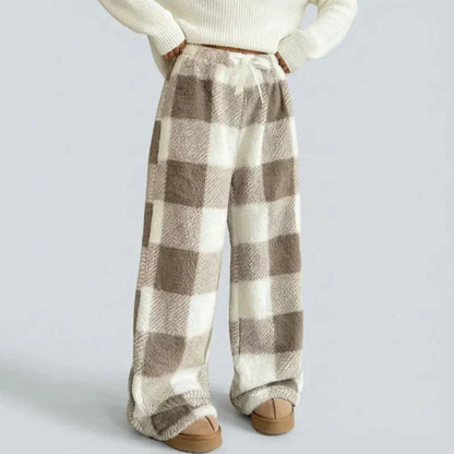 🎁 Kerst Pre-Sale – 50% KORTING! ✨ Warme Retro Geruite Damesbroek | Perfect voor de winter!