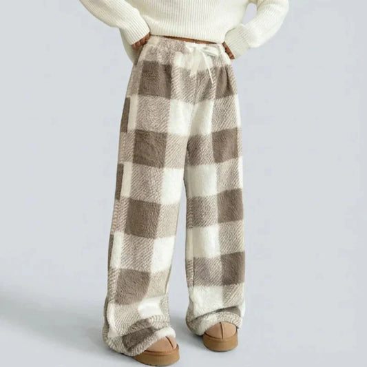 🎁 Kerst Pre-Sale – 50% KORTING! ✨ Warme Retro Geruite Damesbroek | Perfect voor de winter!