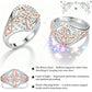 💖Elegant 2-Tone Celtic Knot Zircon Ring