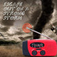 ⏳ Tijdelijke aanbieding⏳ 🚨📻 50% KORTING! Nooit meer zonder stroom, licht of weerwaarschuwingen bij een storm – deze draagbare noodradio op zonne-energie is radio, powerbank én zaklamp in één. Handzwengel, USB & zonne-energie!
