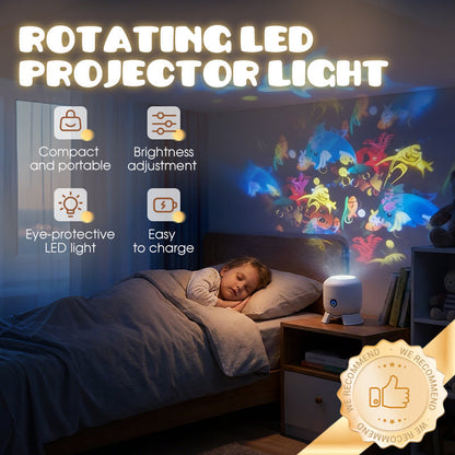 LED-projectorlamp met dynamische rotatie