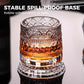 【Conversatie Starter】 Uniek Draaiend Drinkglas | Visueel Spectaculair | Ideaal Cadeau voor WhiskyLiefhebbers