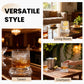 【Conversatie Starter】 Uniek Draaiend Drinkglas | Visueel Spectaculair | Ideaal Cadeau voor WhiskyLiefhebbers