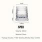 【Conversatie Starter】 Uniek Draaiend Drinkglas | Visueel Spectaculair | Ideaal Cadeau voor WhiskyLiefhebbers