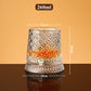 【Conversatie Starter】 Uniek Draaiend Drinkglas | Visueel Spectaculair | Ideaal Cadeau voor WhiskyLiefhebbers