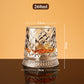 【Conversatie Starter】 Uniek Draaiend Drinkglas | Visueel Spectaculair | Ideaal Cadeau voor WhiskyLiefhebbers