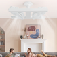 💡 TIJDELIJK 50% KORTING! 🌀 2-in-1 Plafondventilator met Lamp – Koelte en Licht in Één ✨