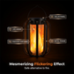 🏮✨ 50% KORTING! Warm, flikkerend vlammenspel op zonne-energie. Waterdicht, automatisch aan in het donker, en perfect voor pad, terras of camping – hang op of zet neer, altijd sfeer.