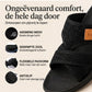Brede Voeten Comfortabele Platte Sandalen Met Open Teen