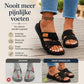 Brede Voeten Comfortabele Platte Sandalen Met Open Teen
